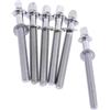 Luwecf 6x Tiranti per batteria Viti di fissaggio per tamburo con rondelle Viti per per tamburo da 5 mm Bulloni per per tamburo per pezzi di, M5x70 mm