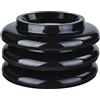 YUEKO Piedi per pianoforte a coda piedini in plastica ABS antiscivolo antiurto isolamento acustico fondo con EVA antiscivolo pad 3 pz/set