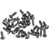 QUARKZMAN 30pz 3MM Viti Battipenna per Basso Elettrico Chitarra Vite di Montaggio per Piastra Antigraffio per Chitarra SQ TL, Nero-Pece
