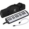 MusicalStore2005 Melodica Didattica 32 Tasti Nera Tipo Angel