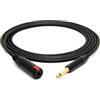 enoaudio Mogami 2534 Quad Cavo prolunga professionale sbilanciato | Neutrik Gold 6,3mm TS - 6,3mm TS femmina | HiFi - 1,0 m