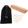 RiToEasysports Kit accessori per clarinetto 4 diverse specifiche Cuscinetti per clarinetto 81MM Fogli di sughero Kit di riparazione per clarinetto con custodia in flanella Altoparlante