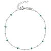 Schmuck Les Poulettes LES POULETTES BIJOUX - Bracciale Argento 925 Perle di Smalto e Perle Argento 925 - Turchese