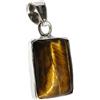 Bijoux et Objets Ciondolo in quarzo fumè e argento massiccio 925, dimensione della pietra: 10 x 14 mm