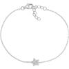 Amen Bracciale da Donna Bracciale in Argento 925 e zirconi Bianchi di Colore rodio, Lunghezza Pari a 16+3 cm. La referenza è: BRSTBBZ