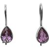 Bijoux et Objets - Orecchini con ametista in argento 925 - Dimensione della pietra 6x9mm