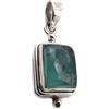 Bijoux et Objets - Ciondolo in argento sterling apatite - Dimensioni pietra 8x10mm, Pietra Argento sterling, apatite