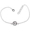 perlascarel Braccialetto con albero della vita in argento Sterling, con astuccio incluso, lunghezza bracciale 18,5 cm