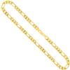 EDELIND Catenina modello Figaro incavata Uomo in oro giallo,18 carati 750, largh. 5,7 mm, p. 13.2 g, lungh. 45 cm, con chiusura ad aragosta, marchio di garanzia made in Germany