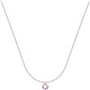 BLUESPIRIT Collana da donna, Argento 925, Zircone Rosa, Collezione Aurora, Idee Regalo - P.25U210001200
