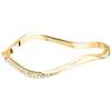 Morellato Bracciale Donna in Acciaio, Cristalli, Bangle Onde, Collezione DESIGN