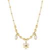 Brosway Collana Donna, Collana in Acciaio e Cristalli con Simbolo Fiore | Collezione Chakra - BHKN158