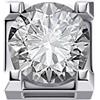 DonnaOro Elemento Griffe DonnaOro DCHF3302.005 Oro Bianco con diamante collezione Elements