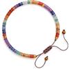 TJUSPIRIT Healing Reiki - Braccialetto con pietre preziose, 7 chakra, per yoga, meditazione, regalo per uomo e donna