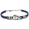 amorili Bracciale Uomo Bozzello Vela Acciaio Inox 316L Corda Nautica Regolabile Stile Marino Sportivo Elegante Idea Regalo Velisti Braccialetto Mare Resistente bcc2951