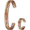 EnerCoppeX Set magnetico 99% rame solido 6.7 bracciale e 2.3 anello, può essere indossato sia da uomini che da donne, adatto per regali