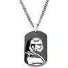 Disney Pendente per ciondolo Dog Phasma in acciaio inossidabile Star Wars Episodio 7 con catena