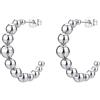 Brosway Orecchini Donna, Orecchini a Cerchio in Acciaio | Collezione PERFECT - BPC28
