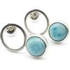 MEKI`S Orecchini Larimar e Argento 925
