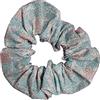 Generico Scrunchies elastico capelli in cotone 100% (Bianco e azzurro)