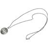 Generic Collana Pietra Cristallo Chakra Pendente Sfera Spirale 80cm Guarigiorne (Azzurrite Malachite)