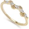 Meissa Anello impilabile d'oro per donne in argento 925 Anelli di pregio Anello midi per il dito indice Anelli unici fatti a mano per ragazze