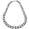 ParticolarModa Collana nodini intrecciati regolabile donna 10 mm | Lunghezza personalizzata, Leggero, Alluminio Anodizzato, Acciaio inossidabile, Anellini lucidi