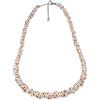 ParticolarModa Collana nodini intrecciati regolabile per donna 6 mm | Lunghezza personalizzata, Leggero, Alluminio Anodizzato, Acciaio inossidabile, Anellini lucidi