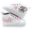 LulluLab Scarpine Neonato personalizzate con nome, primi passi, ottima idea regalo. (Tamburina 6-9 mesi)