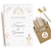 Generico Wedding Bag Bimbi - Activity Book - Libro Attività per Bambini Personalizzato da Colorare - Kit disegno con Colori per Matrimoni e Feste
