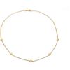 Elegant Jewel Box - Takis Pavlopoulos & Elegant jewel box 5 Gold Disc necklace in solid gold 9k,14k,&18k, Dainty disc necklace for women, Bohemian jewelry