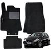 W-Parts SERIE 4 TAPPETI - TAPPETINI IN MOQUETTE NERI PER CLASSE A W169 dal 2004 al 2012