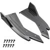 Generic 1 paio di spoiler per paraurti posteriore 'auto, diffusore per paraurti posteriore, splitter per minigonna laterale, protezione per paraurti, per migliorare la diffusione del flusso d'aria ad alta