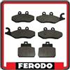 Piaggio KIT PASTIGLIE PASTICCHE FRENO FERODO ANTERIORI E POSTERIORI PER PIAGGIO X9 250 DAL 2005 IN POI