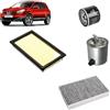 OP Kit tagliando 4 filtri compatibile con Nissan qashqai +2 1.5 DCI Gasolio 2008-2013