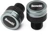 HUISI Tappo for foro specchietto retrovisore CNC, bulloni, copertura adatti for BENELLI 502C 752S TRK 702 502X 251 Leoncino 500 250 TNT 125 300 600(Silver)