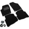 IL TAPPETO AUTO BY FABBRI 3 SPRINT04002 - Tappetini su Misura per Auto in Moquette Antiscivolo Compatibile con POLO IV DAL 11/2001-2005, POLO IV RESTYLING DAL 2005-2009, FOX DAL 2004-, IBIZA III E CORDOBA II DAL 2002-2009