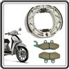 Piaggio KIT GANASCE E PASTICCHE PASTIGLIE FRENO PER LIBERTY 125 4T 2009-2012 - LIBERTY 150 4T 2009-2013 - LIBERTY 50 4T 2009-2013 ORIGINALE PIAGGIO