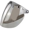 Zohisin Visiera Bubble per Casco Moto Open Face | Motorcycle Helmet Visor Helmet Visor Helmet Lens | lente a bolla 3 snap antivento anti pioggia anti UV per scooter e moto