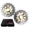 Konerstone Dischi freno anteriori per Suzuki RG125F GAMMA 1992 1993 1994/VZ800 MARAUDER 1997-2004 Brake Disk Accessori moto Oro 1997 1998 1999 1999 2000 2001 2002 2003
