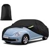 LIROPAU Telo Copriauto da Esterno, Impermeabile Copriauto Sostituzione per Beetle 1960-2023, Copertura a 5 Starti per Impermeabile Anti UV Anti Vento Antipolvere con Cerniera e Cinturino Antivento