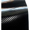 BKstuff BkWrapping Pellicola Adesiva per Auto Carbonio Nero Lucido 5D, Pellicola Rivestimento Protezione Adesiva, Car Sticker Wrapping (50cm x 150cm)