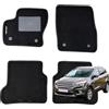 W-Parts SERIE 4 TAPPETI - TAPPETINI IN MOQUETTE NERI PER KUGA II dal 2015 al 2020