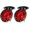 Bseical 2 Pezzi Clacson Auto 150dB Universale, Clacson Moto 12V Potente Tromba Del Treno Per Camion, Bicicletta Trombe Corno Auto Impermeabile, per Bici Traghetto Moto Auto ecc (Rosso)