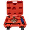 Levkitch 10T Idraulico Mozzo Ruota estrattore Strumento per mozzi Ruota a 4 o 5 Fori con Un Cerchio di 96 - 125 mm Albero di Trasmissione Idraulico Strumento (Rosso)