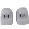 FJXYGhhD [Replacement] 2PCS for Chevrolet for Spark 2011 2012 2013 2014 2015 2016 2017 2018 2019 2020 Auto Parasole Clip Grigio Auto Parasole di Supporto Pinze