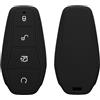 kwmobile Cover Chiavi Auto Compatibile con BYD Atto 3 / Sealion / Han / Tang / Dolphin / Seal - Custodia Protettiva Chiave Auto Copri Telecomando Gomma - Portachiave Macchina Silicone