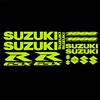 Twisted Melon SUZUKI GSXR 1000 Fluorescente Giallo adesivi grafiche X 10 pezzi