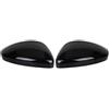 QRDKKL calotte specchio retrovisore Per Peugeot 308 MK2 2013 2014 2015 2016 2017 2018 2019 2020 2021 2022 Calotta Copri Specchietto Retrovisore Sinistro Destro Calotte specchietti(2pieces Glossy Black)