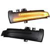 Generico Segnale Svolta Per Mercedes Per Benz ABCES Per CLA GLA CLS Classe W176 W246 W204 W212 C117 X156 Lampeggiante Indicatore direzione luminoso Frecce Laterali(One Color Amber)